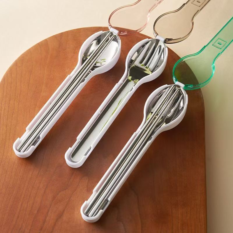 Weaning Spoon Set - Set Peralatan Makan Portabel dengan Kotak