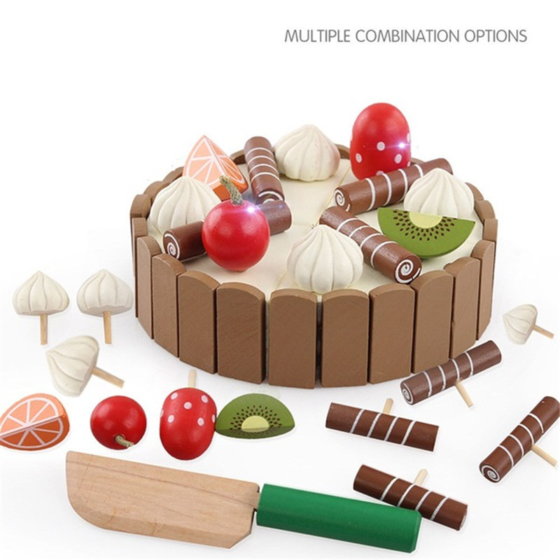 Baby Food Kit - Mainan dapur anak kayu, permainan berpura-pura