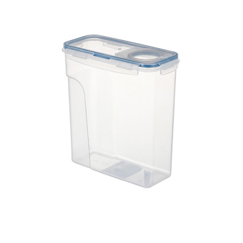 Snack Container Travel - Wadah Penyimpanan Sereal Plastik Transparan, Tangki