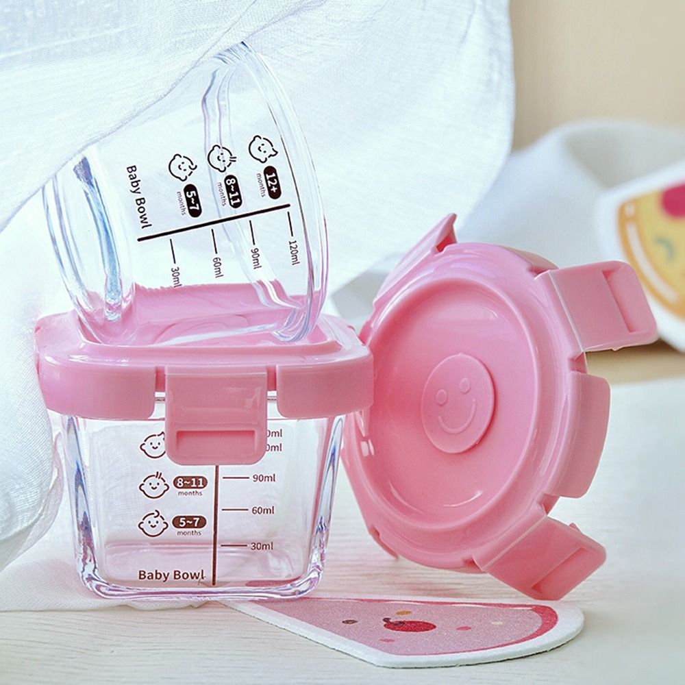Food Box Baby - Kotak penyimpanan makanan kaca baru 170ml,