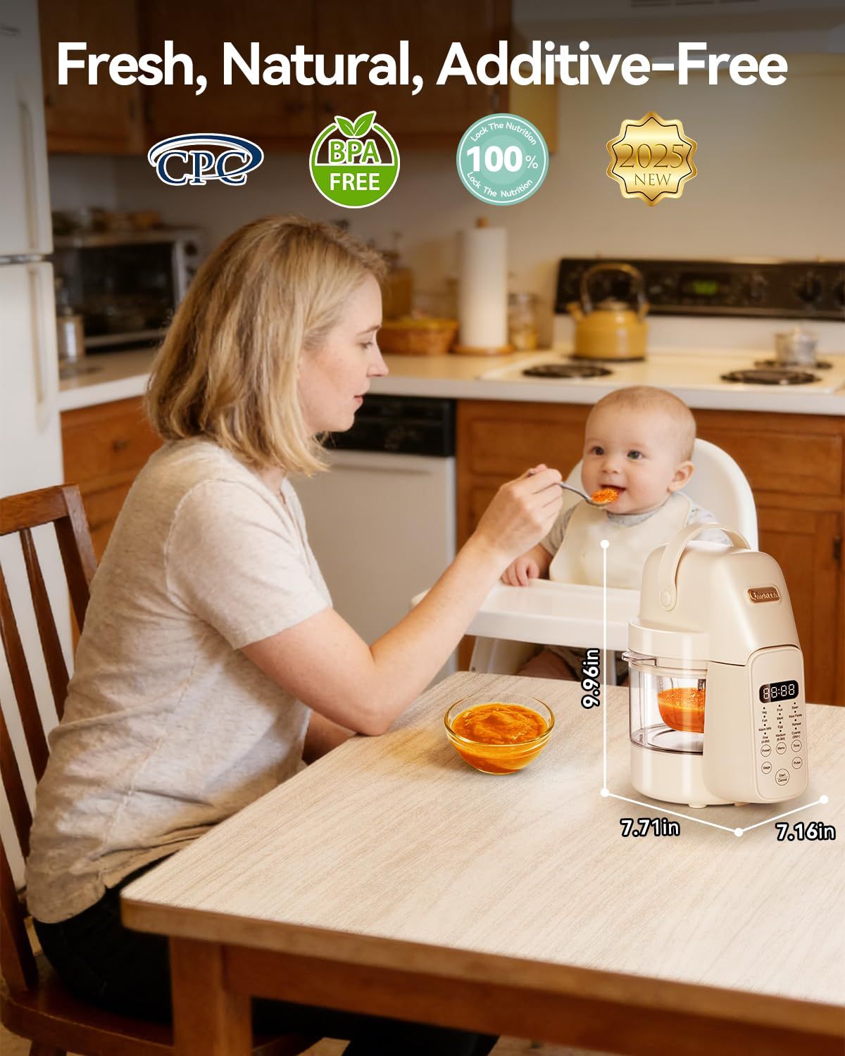 Baby Food Blender And Steamer - Alat Pembuat Makanan Bayi Multifungsi 9-in-1