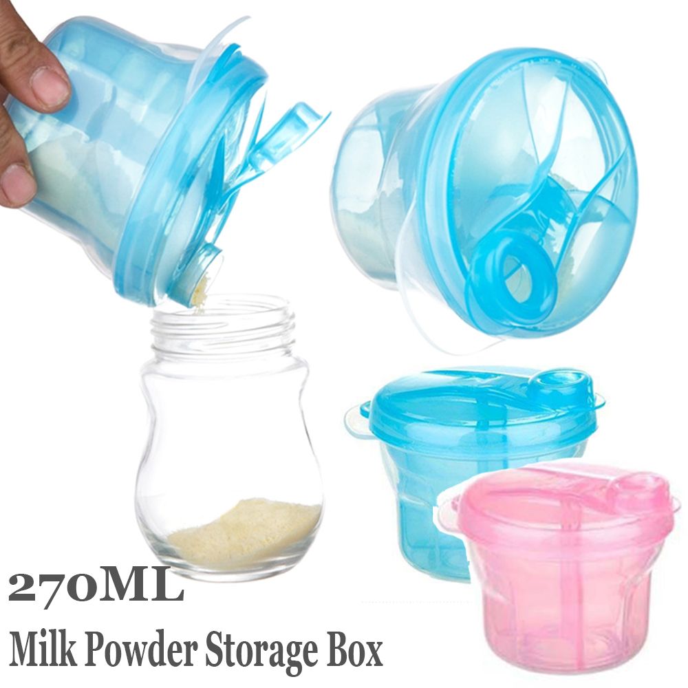 Snack Container Travel - Kotak Makanan Ringan 3 Grid, Kotak