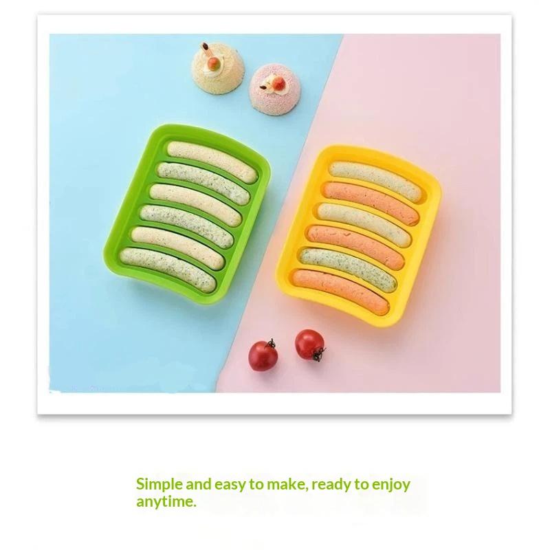 Baby Food Homemade - Cetakan Pembuat Sosis Hot Dog Silikon