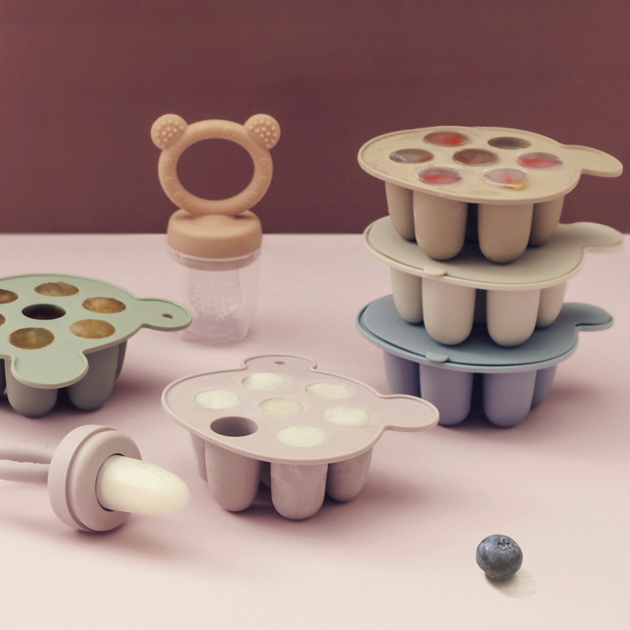 Food Box Baby - Cetakan Es Krim Silikon untuk Bayi,