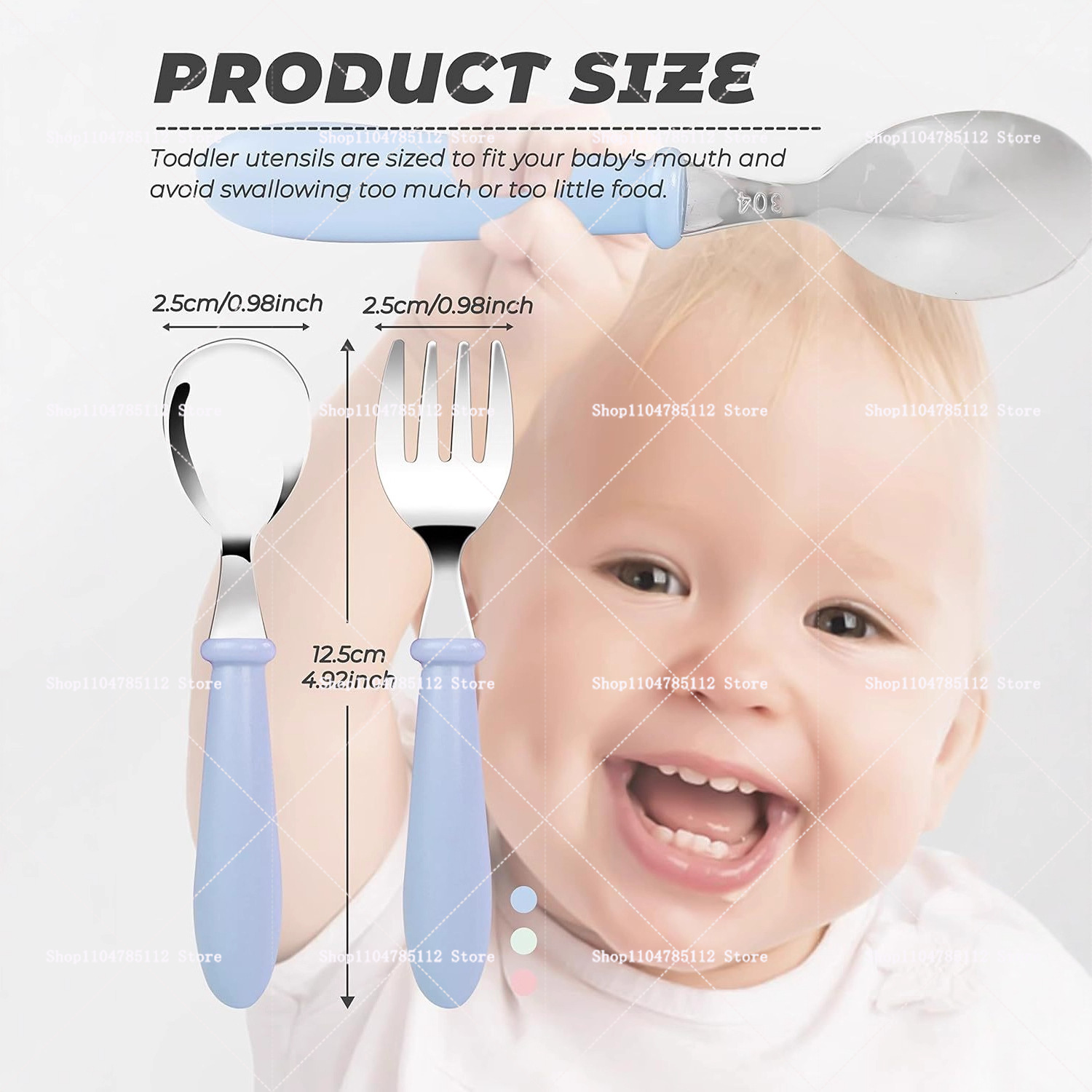2pcs Set Peralatan Makan Sendo - Weaning Spoon Set ulasan dan harga