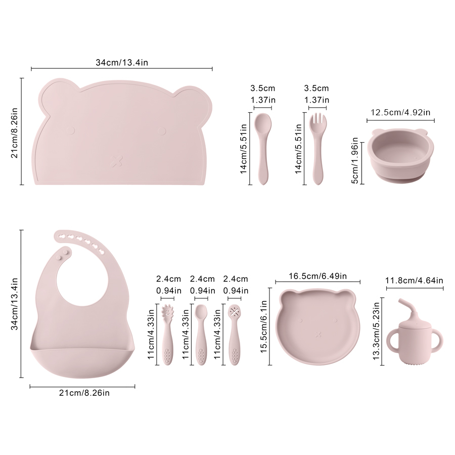 8 buah silikon makan bayi Set  - Baby Food Kit ulasan dan harga