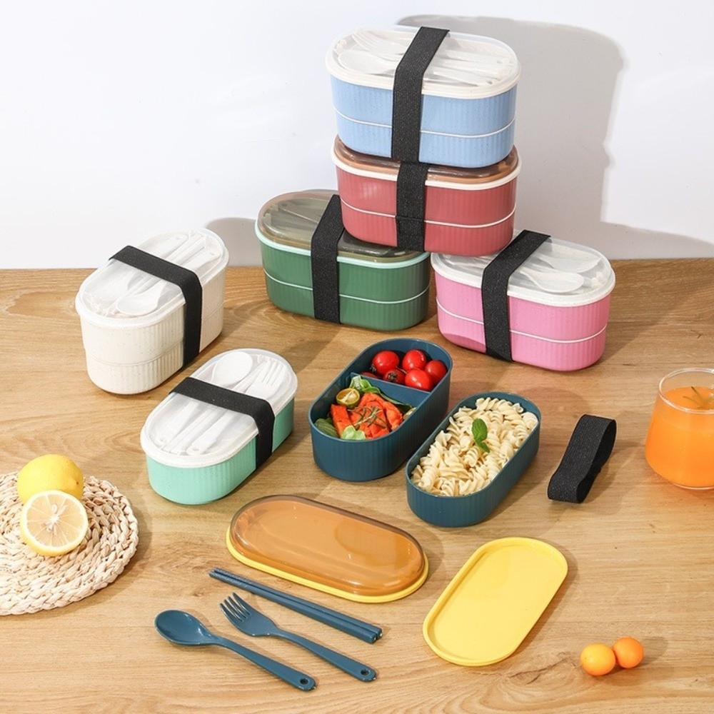 Kotak Makan Siang Portabel Dua - Weaning Spoon Set ulasan dan harga