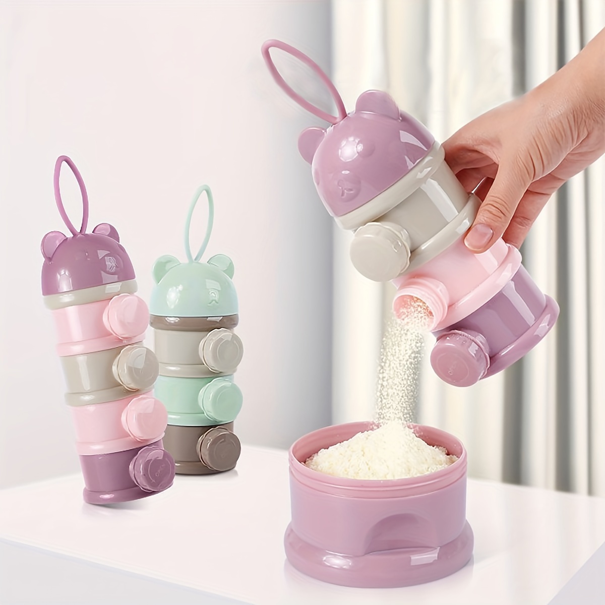 Wadah Susu Bubuk Bayi Kapasita - Baby Food Stuff ulasan dan harga