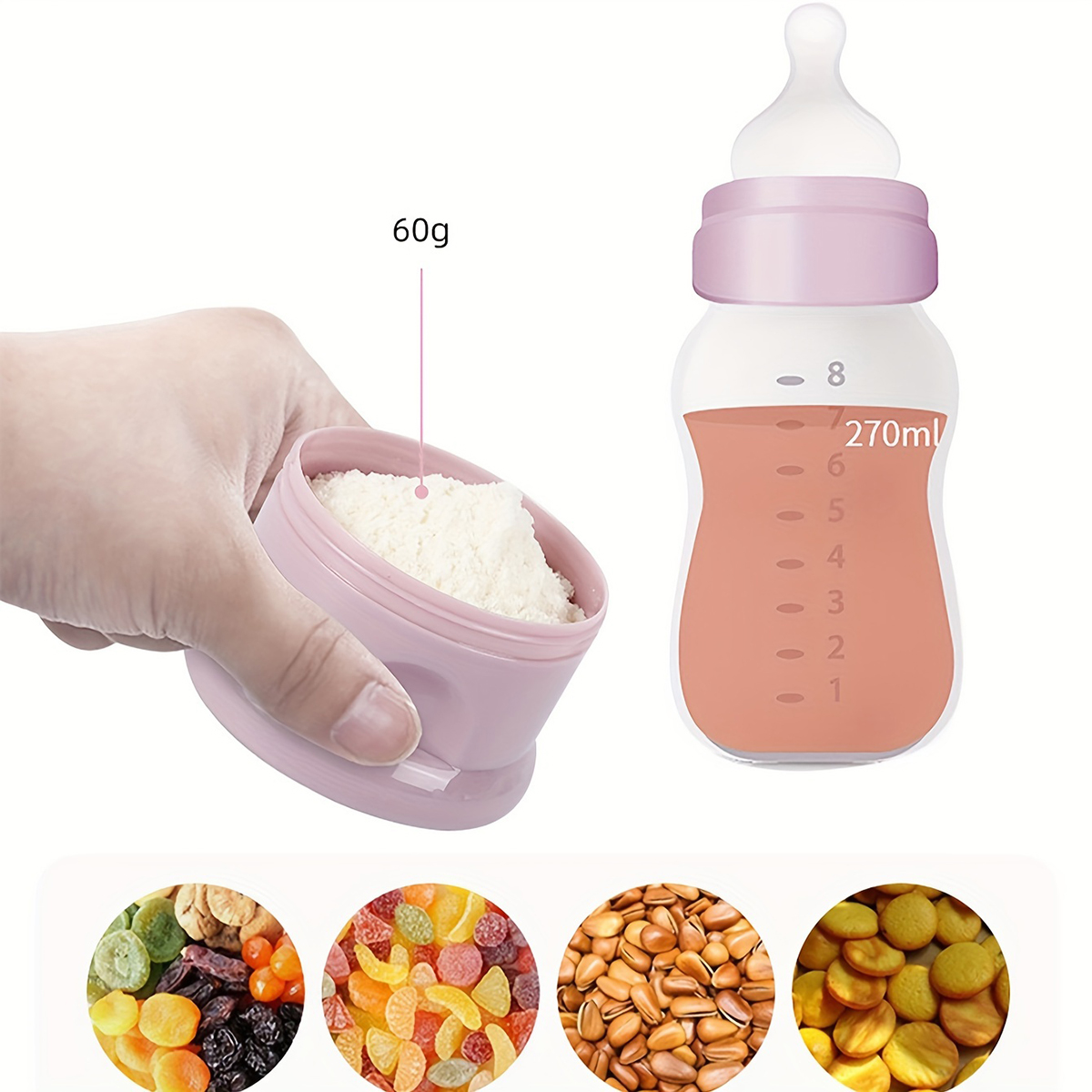 Wadah Susu Bubuk Bayi Kapasita - Baby Food Stuff ulasan dan harga