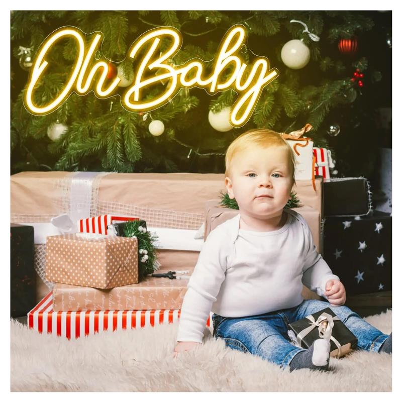 Oh Baby Neon Sign untuk Dekora - Baby Food In Restaurant ulasan dan harga