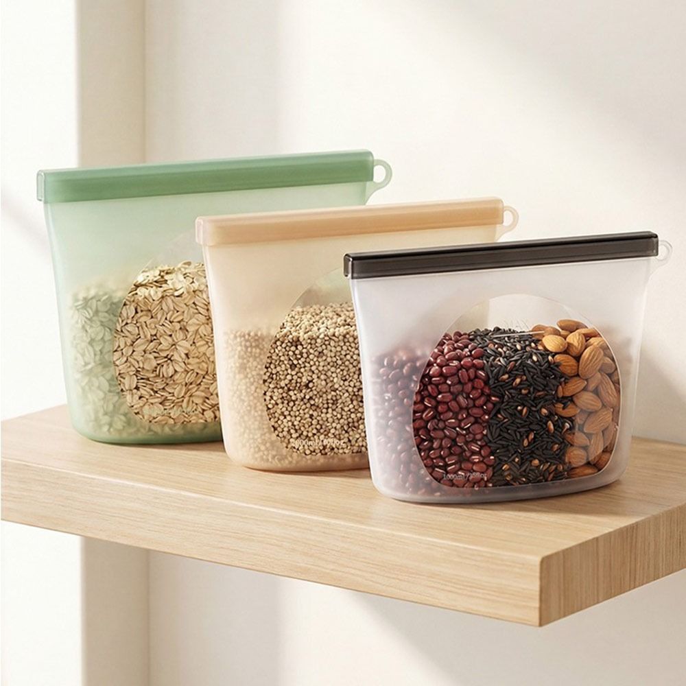 Kantong Pengawet Makanan Silik - Food Pouch Reusable ulasan dan harga