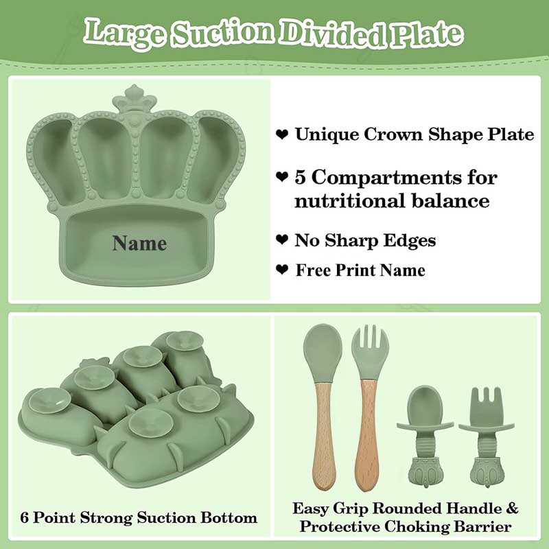 Piring makan bayi nama persona - Baby Food Kit ulasan dan harga