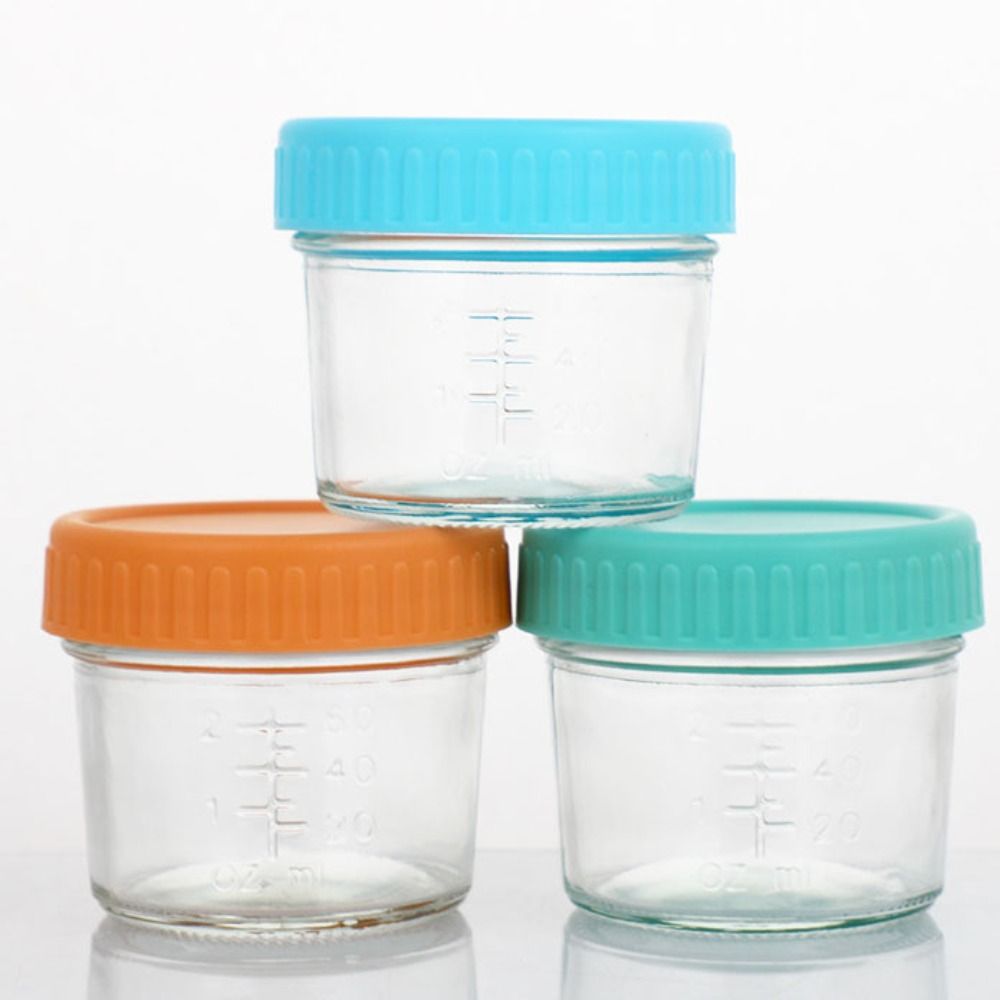6 Buah Toples Makanan Bayi Kac - Baby Food Glass Containers ulasan dan harga