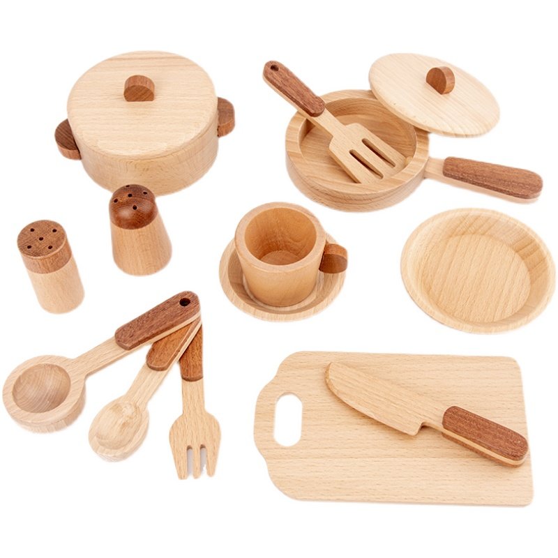 Mainan Dapur Kayu Beech Maoduo - Baby Food Stuff ulasan dan harga