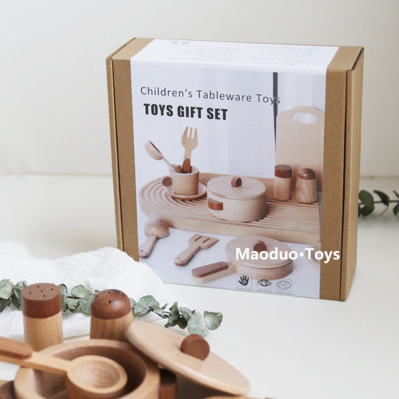 Mainan Dapur Kayu Beech Maoduo - Baby Food Stuff ulasan dan harga