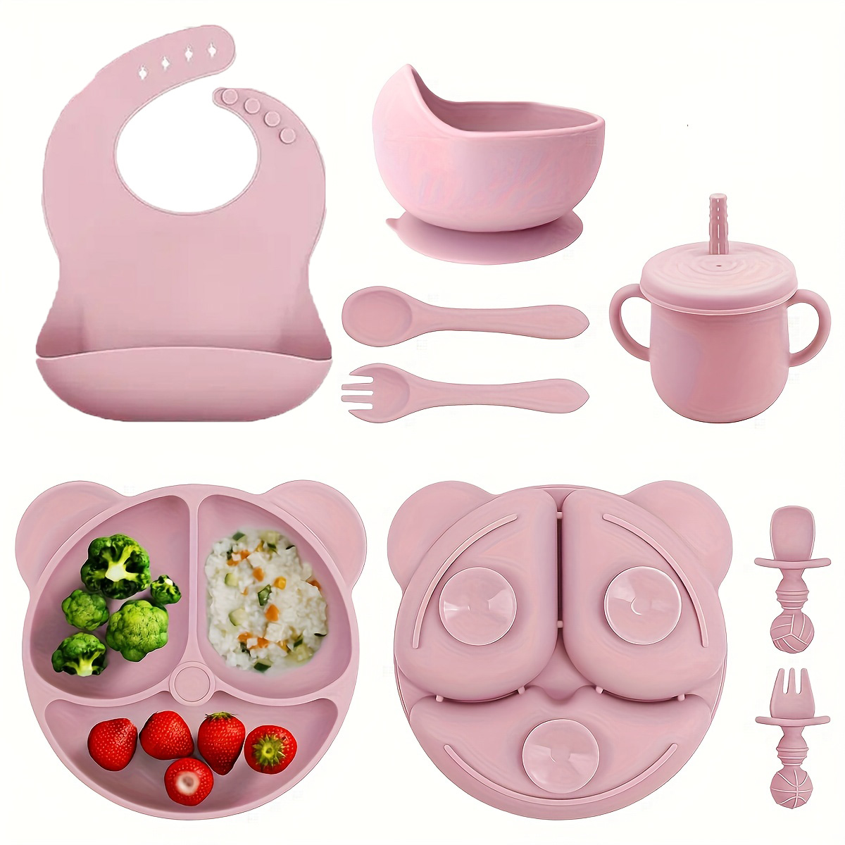 Set Makan Bayi Silikon Little  - Baby Food Little Spoon ulasan dan harga