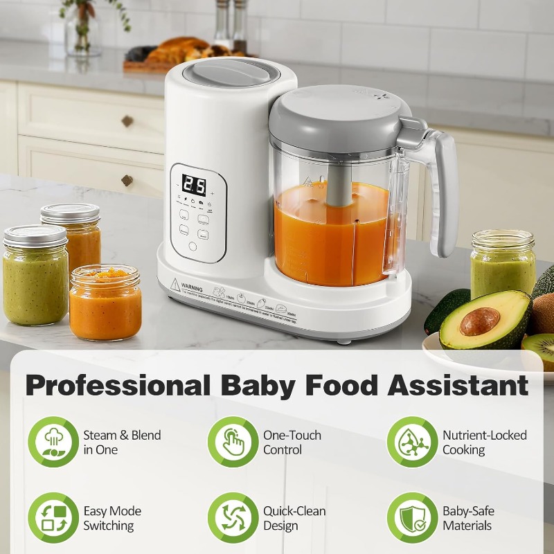 Pembuat Makanan Bayi Steamer B - Baby Food Blender And Steamer ulasan dan harga