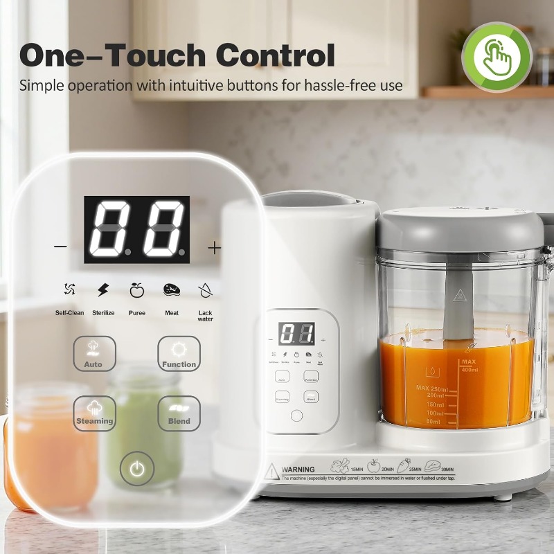Pembuat Makanan Bayi Steamer B - Baby Food Blender And Steamer ulasan dan harga