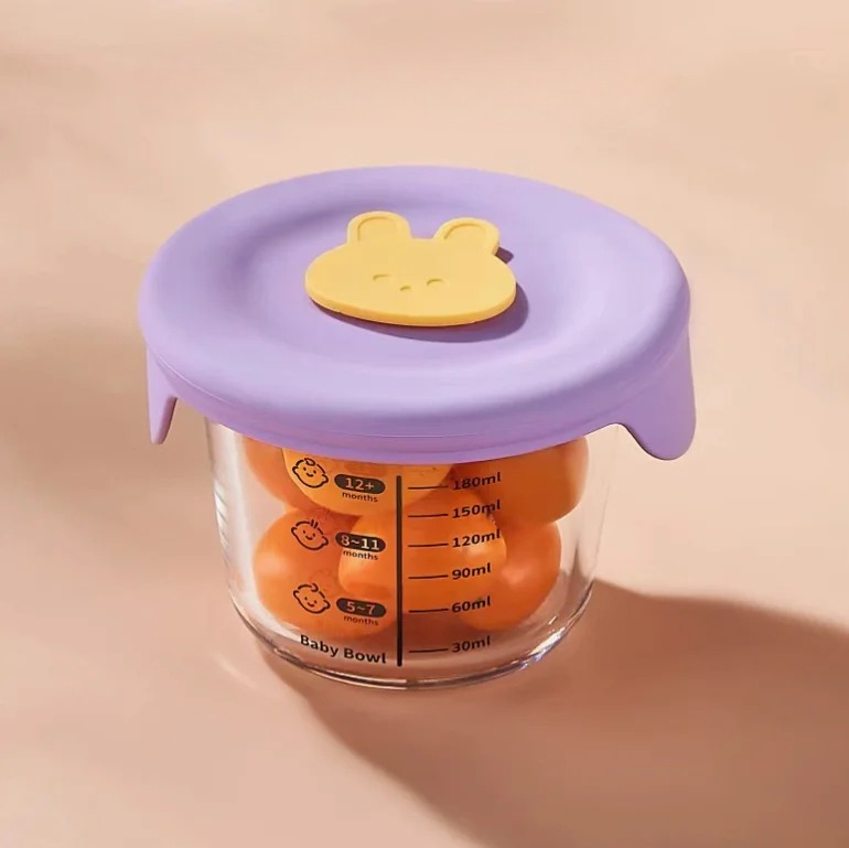 Aksesori Wadah Buah Oatmeal Ko - Baby Food Glass Containers ulasan dan harga