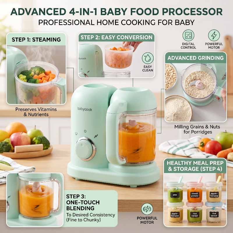 Penggiling Makanan Bayi Multif - Baby Food Grinder Machine ulasan dan harga