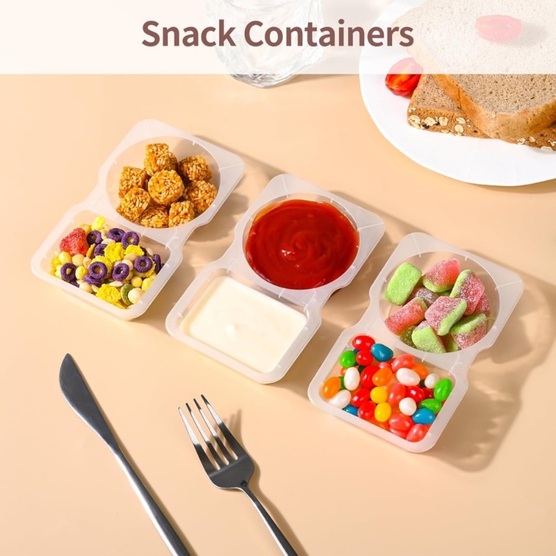 5/10/20/40 Buah Wadah Bumbu Ko - Snack Container Travel ulasan dan harga