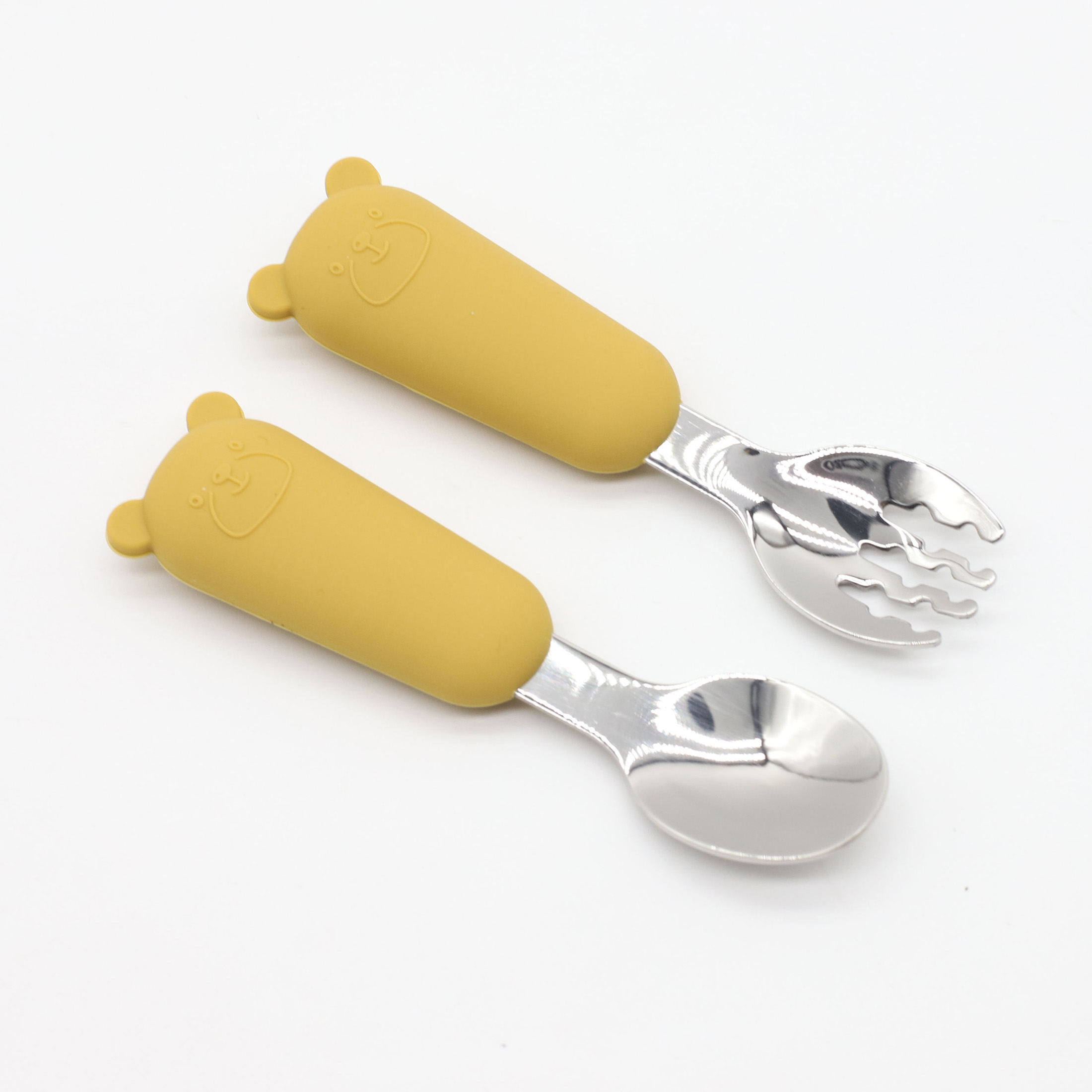 Sendok dan garpu kartun beruan - Baby Food Little Spoon ulasan dan harga