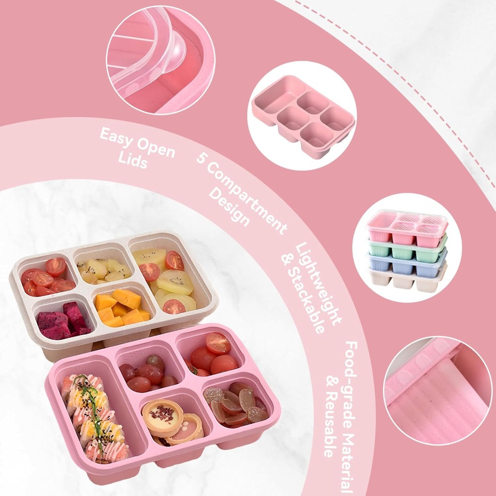 Kotak Makan Siang Bento dengan - Snack Container Travel ulasan dan harga