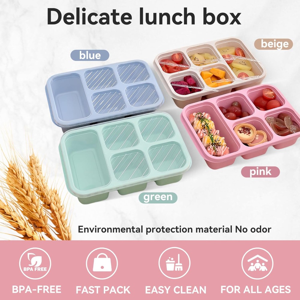 Kotak Makan Siang Bento dengan - Snack Container Travel ulasan dan harga