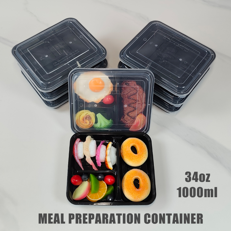3 Kompartemen 34 Oz/1000 Ml, 1 - Snack Container Travel ulasan dan harga